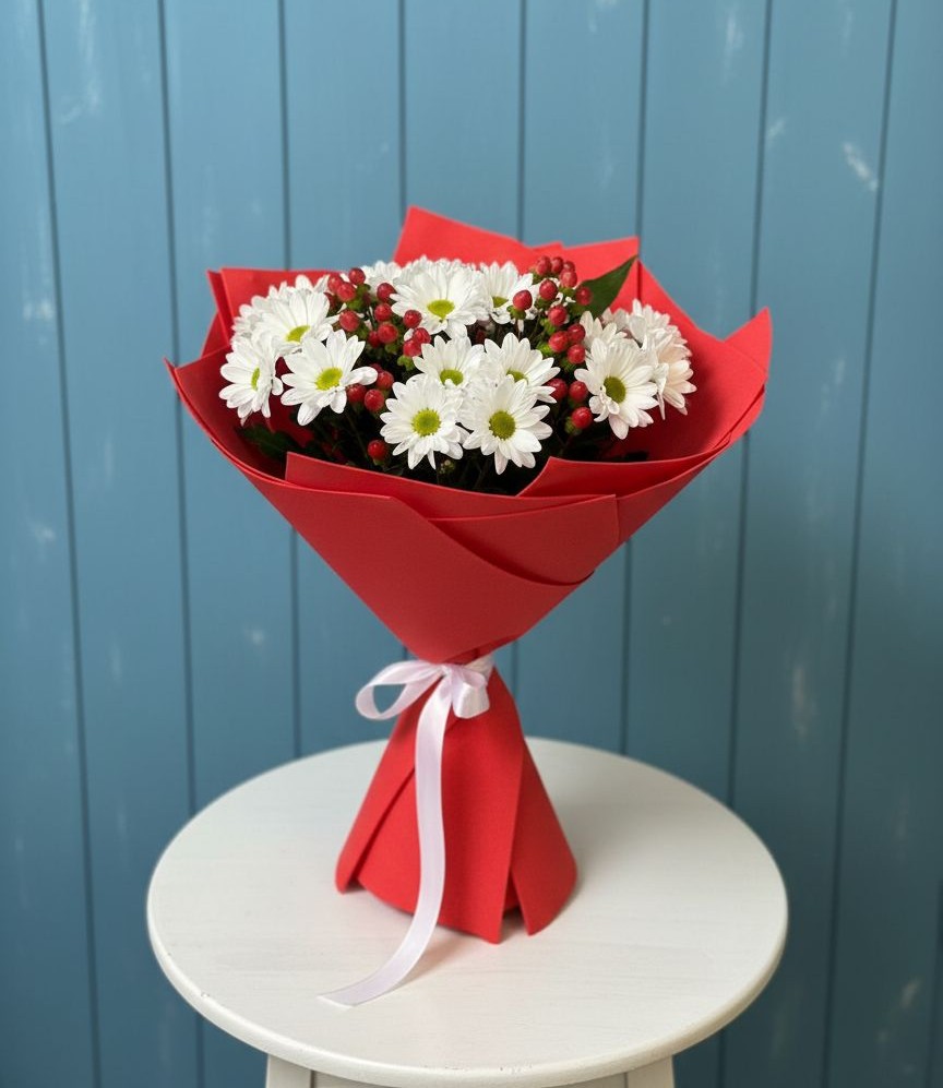 Букет цветов из: Хризантемы в Барышево