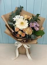 Букет цветов из:  Герберы и Хризантемы в Барышево