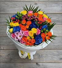 Букет цветов из:  Розы и Хризантемы #REPLACE_PRED# Барышево