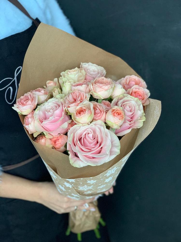 Букет цветов из: Хризантемы и Розы в Барышево